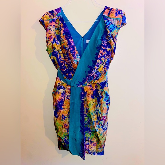 Tibi Colorful Mini Dress Size 6 - Picture 1 of 3